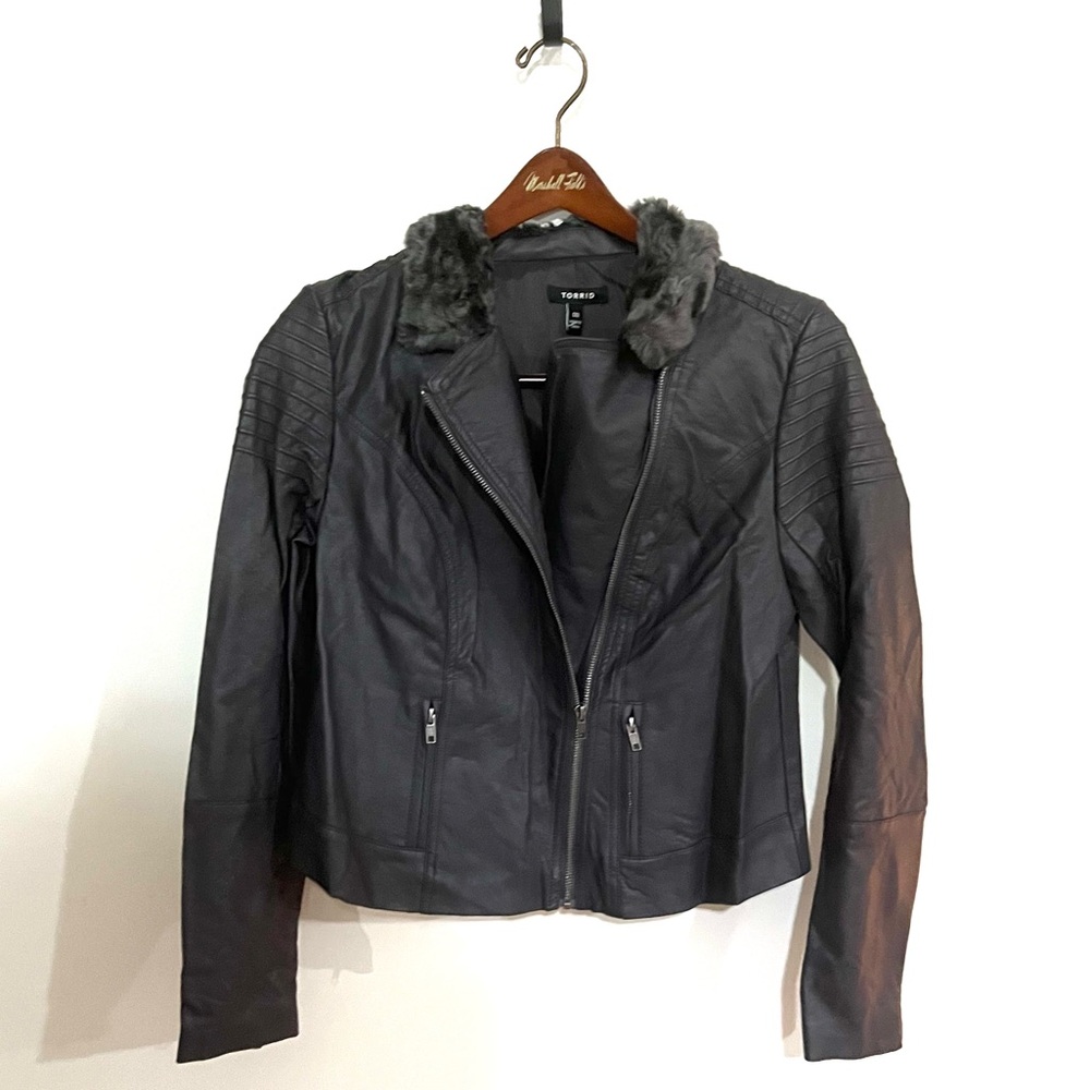 NEW—Torrid Faux Leather Jacket